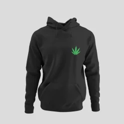 Herren Hoodie 420 High Times Funny Marihuanablatt Smoke Weed Gras Kiffen