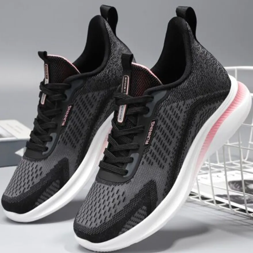 Herren Laufschuh Sport Turnschuhe Unisex Atmungsaktiv Draussen Schnuren