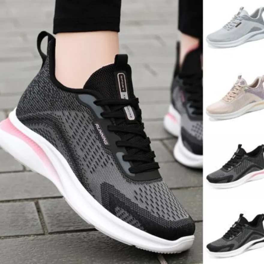 Herren Laufschuh Sport Turnschuhe Unisex Atmungsaktiv Draussen Schnuren