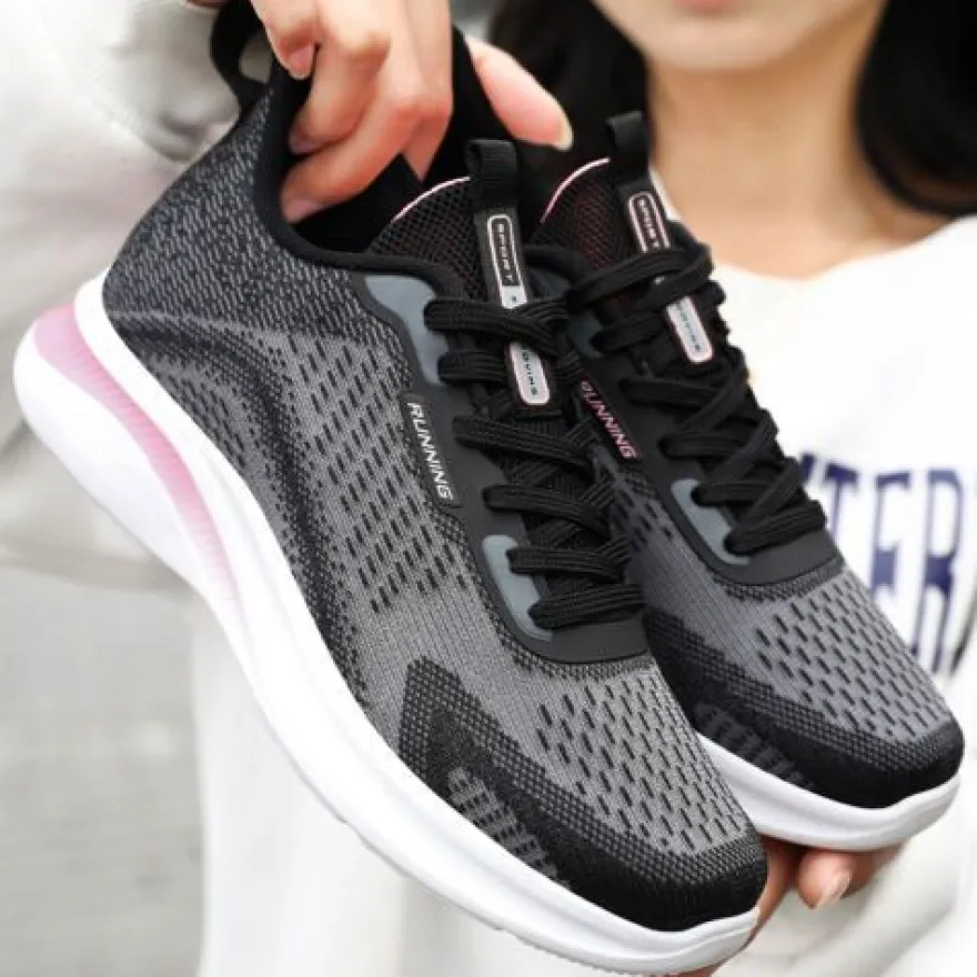 Herren Laufschuh Sport Turnschuhe Unisex Atmungsaktiv Draussen Schnuren