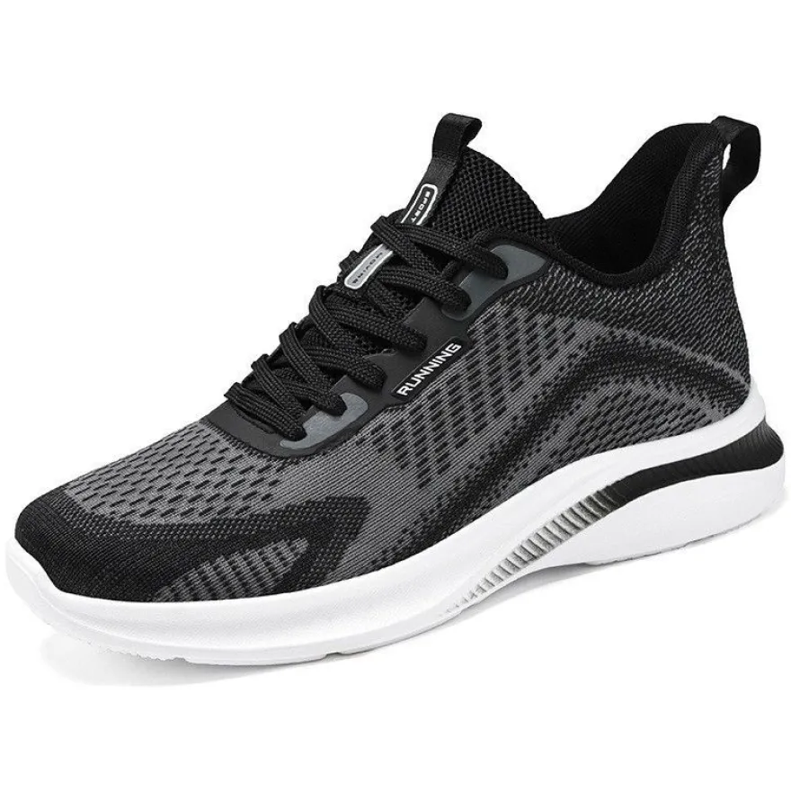 Herren Laufschuh Sport Turnschuhe Unisex Atmungsaktiv Draussen Schnuren