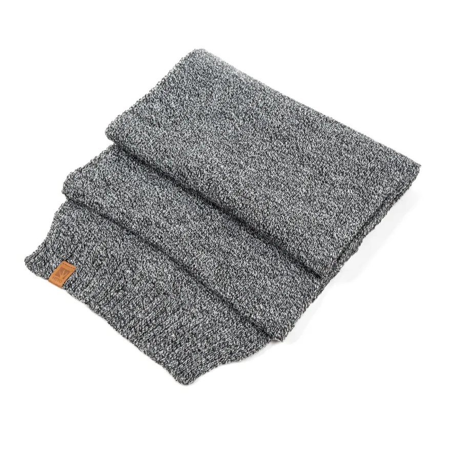 Herren Mütze Schal Set Beanie Winter Strickmütze mit Winterschal Premium Qualität