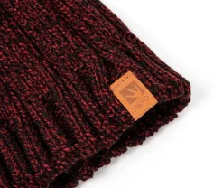 Herren Mütze Schal Set Beanie Winter Strickmütze mit Winterschal Premium Qualität