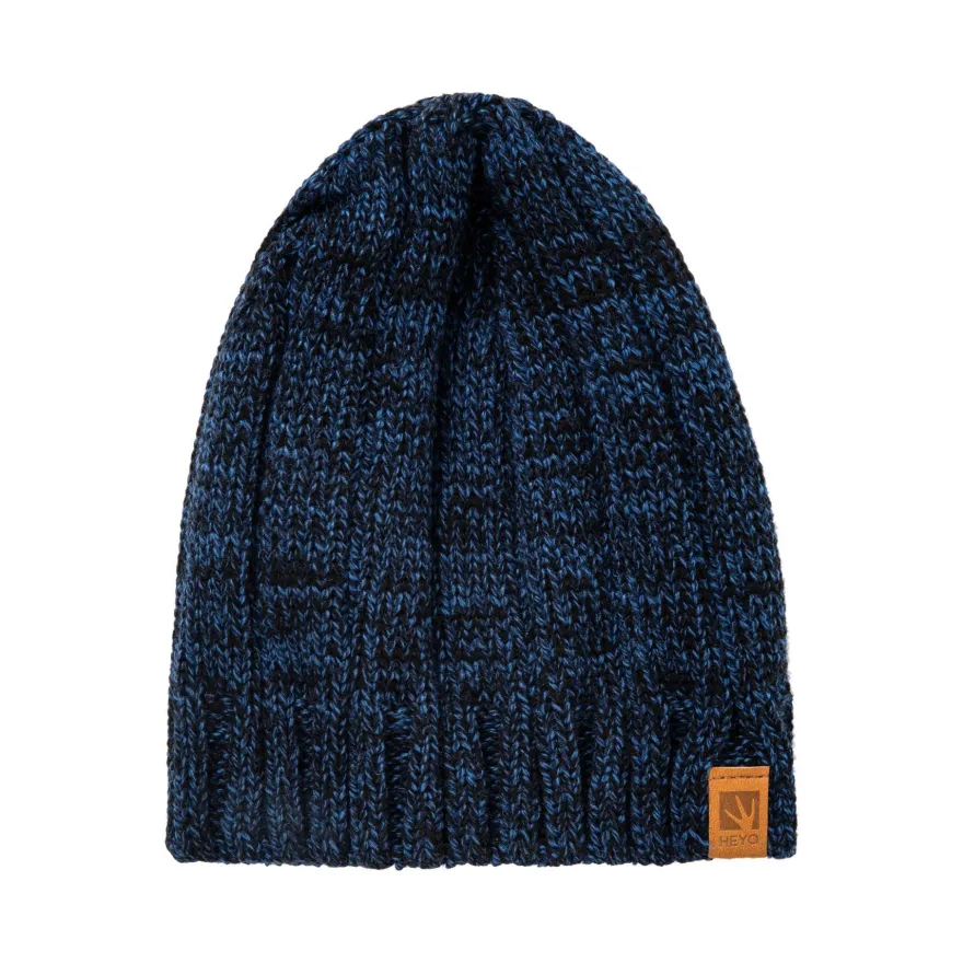 Herren Mütze Schal Set Beanie Winter Strickmütze mit Winterschal Premium Qualität