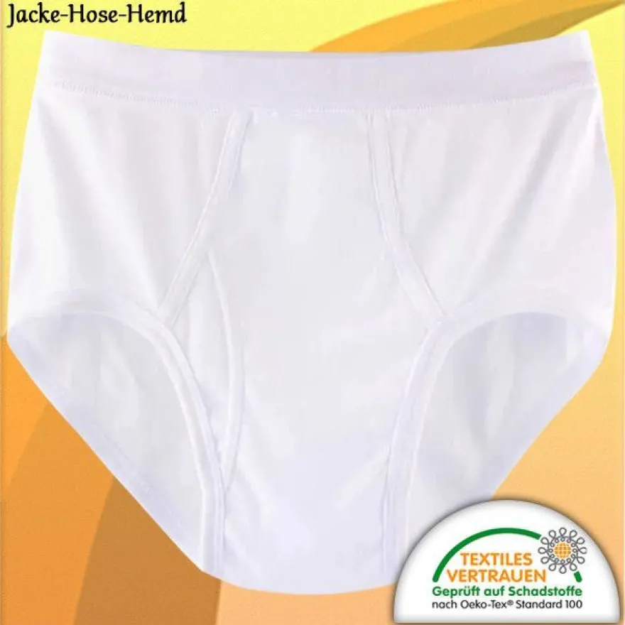 Herren Slip Schlüpfer Unterhosen mit Eingriff Baumwolle XL Gr. 5 bis 16 NEU