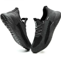 Herren Stahl Zehenpartie leichte Sicherheitsschuhe Arbeitsstiefel Sport Wanderschuhe
