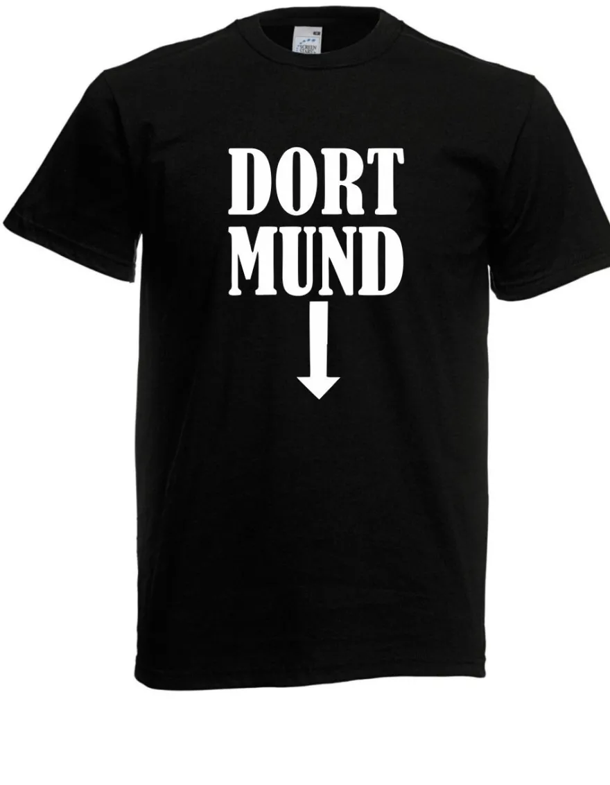 Herren T-Shirt Dort-Mund Größe bis 5XL