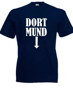 Herren T-Shirt Dort-Mund Größe bis 5XL