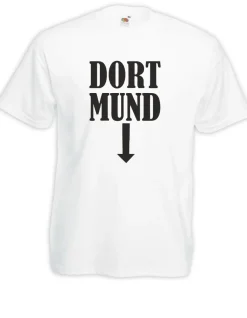Herren T-Shirt Dort-Mund Größe bis 5XL