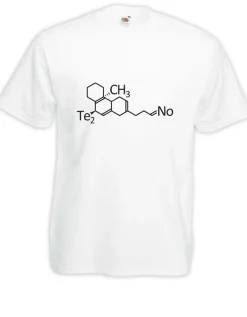 Herren T-Shirt Techno Molekül