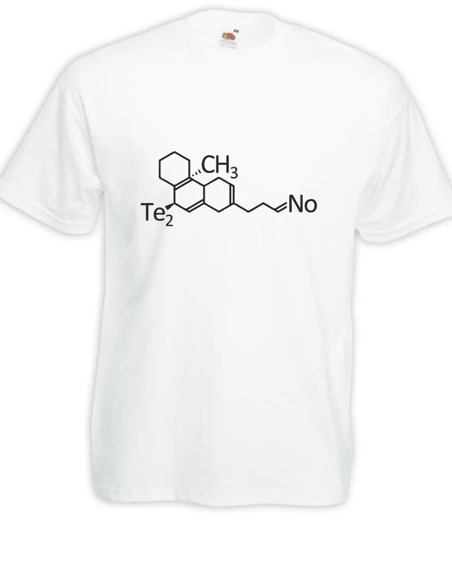 Herren T-Shirt Techno Molekül