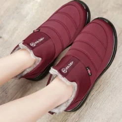 Herren Warme Schuhe Slip On Schneestiefel Frauen Leicht Im Freien
