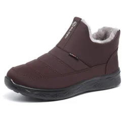 Herren Warme Schuhe Slip On Schneestiefel Frauen Leicht Im Freien