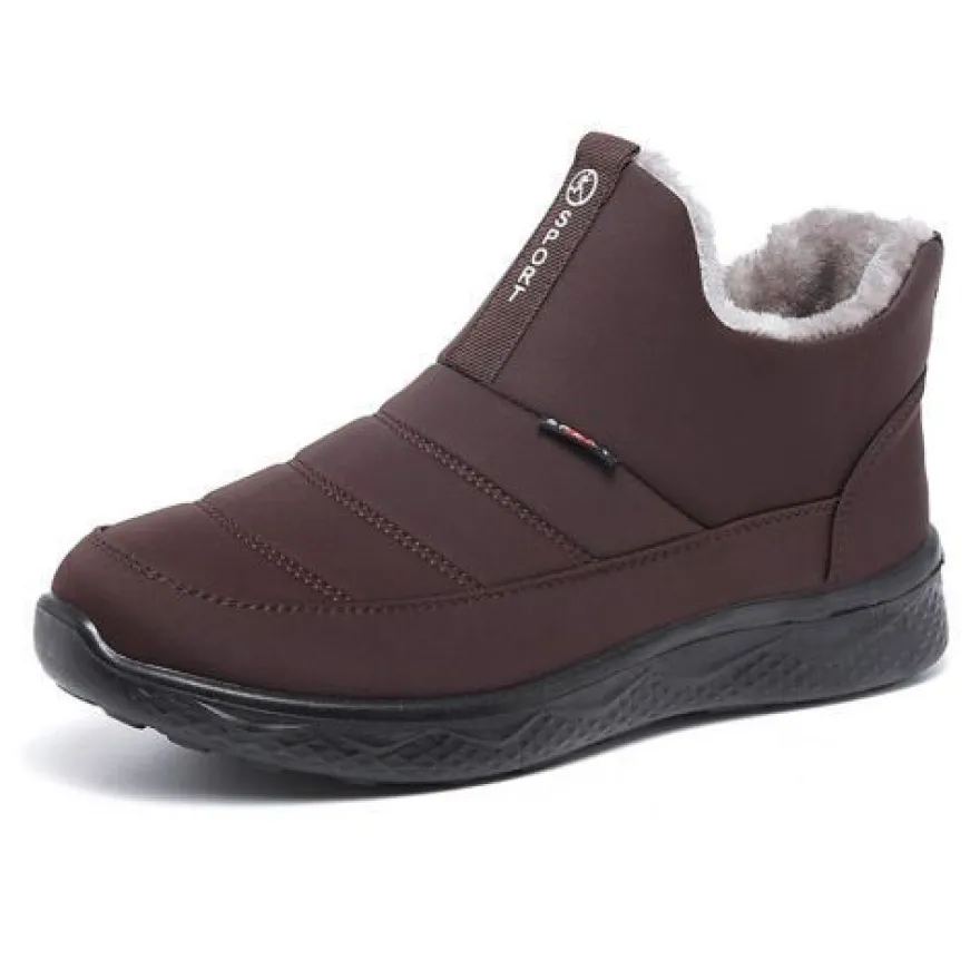 Herren Warme Schuhe Slip On Schneestiefel Frauen Leicht Im Freien
