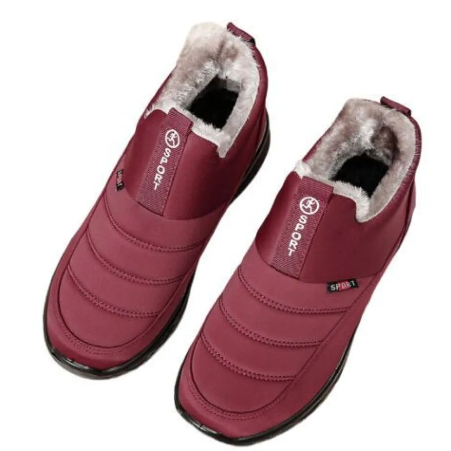 Herren Warme Schuhe Slip On Schneestiefel Frauen Leicht Im Freien