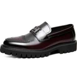 Herren with open bead matte upper Formelle Two-tone men´s shoes Leder Buro Anzug