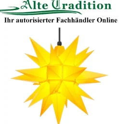 Herrnhuter Stern 40 cm Farbe gelb wetterfest Kunststoff für Außen vom Fachhändler