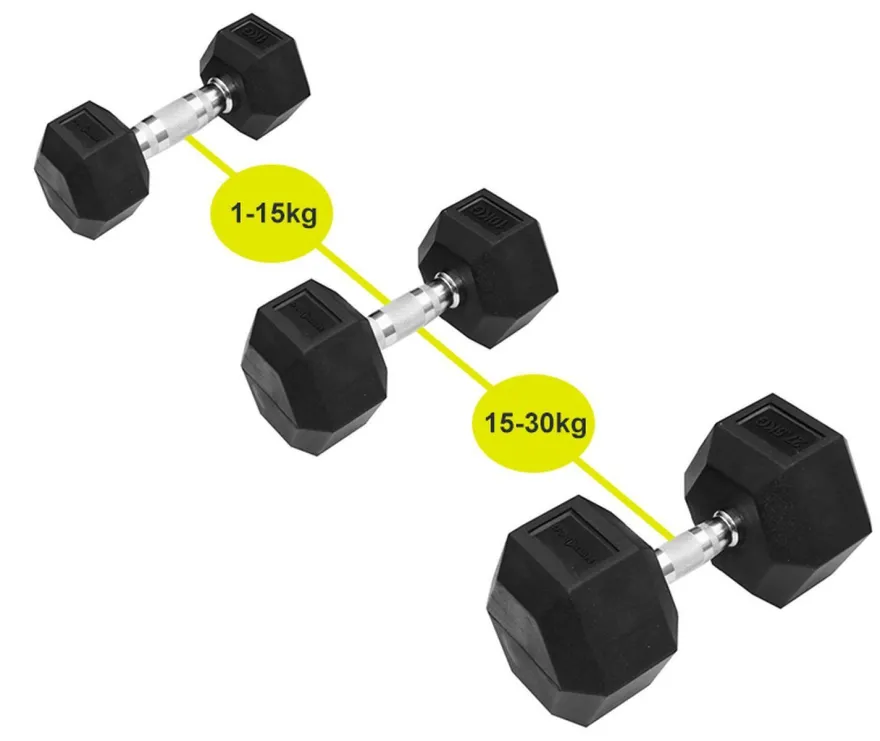 Hexagon Hantel 2 x 12,5kg