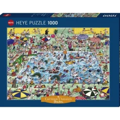 HEYE Puzzle Cartoon Classics: Nass werden 1000 Teile