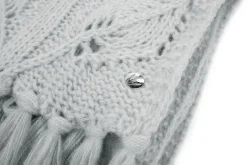 HEYO Damen Schal für Winter, Kuschelig, Warm, Winterschal mit Fransen