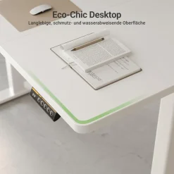 Höhenverstellbarer Schreibtisch Elektrisch 160x80 cm