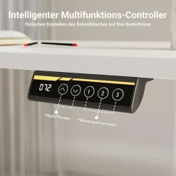 Höhenverstellbarer Schreibtisch Elektrisch 160x80 cm
