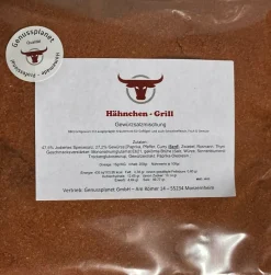 Hähnchen - Grill Gewürzsalz 250gr. Gewürzsalzmischung ohne Pökelsalz
