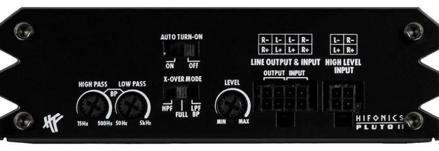 Hifonics PLUTO II Class D Digital 2-Kanal Micro Verstärker Auto Endstufe