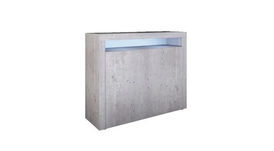 Highboard Kommode Anrichte Sideboard Schrank Möbel Hochglanz Santa Fé 107cm