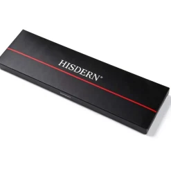 Hisdern Herren Gestreifte Krawatte & Einstecktuch Set Gelbgrün für Hochzeit und