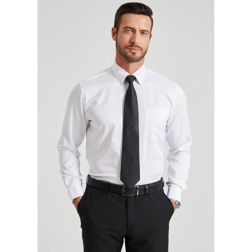 Hisdern Herren Krawatte mit Einstecktuch Set - Klassisch Plaid Hahnentritt