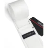 Hisdern Herren Krawatte Schmal 6cm Weiß Seide - Formell, Elegant für Business