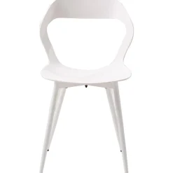 HJhomeheart Moderner Esszimmerstuhl im skandinavischen Stil, 6er-Set, Weiß