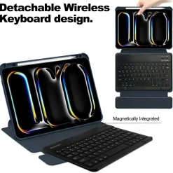 Hülle für Apple iPad Pro 11 2024 M4 5. Gen 11 Tasche Cover Schutzhülle mit Stand