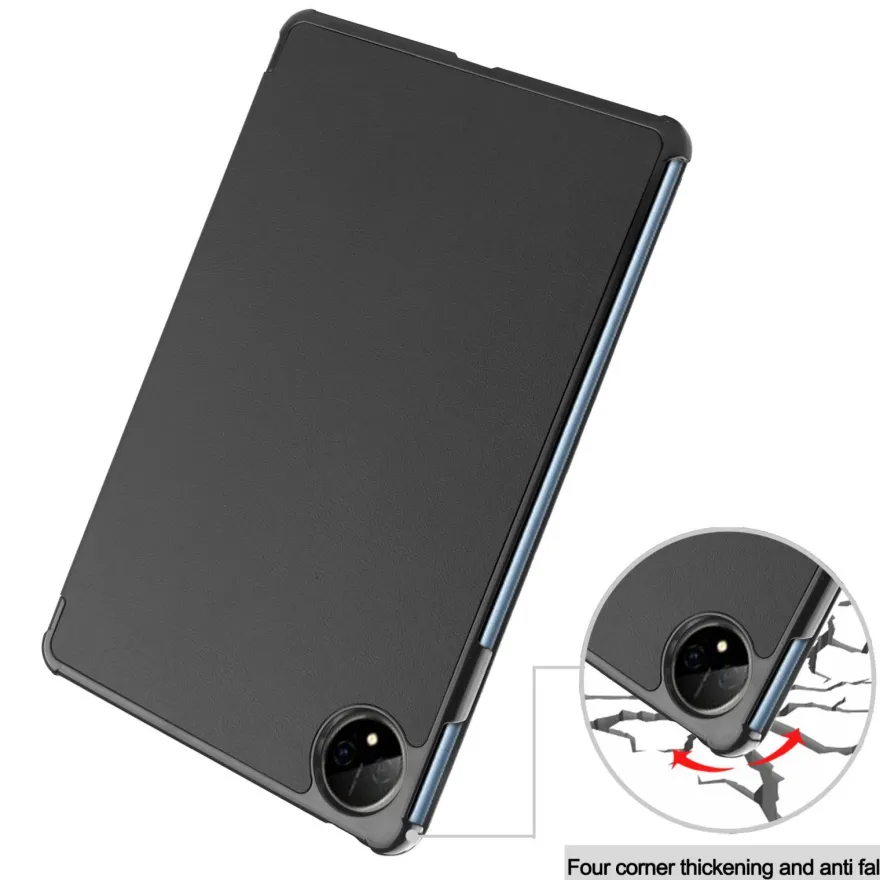 Hülle für Huawei MatePad Pro 11 2022 Smart Cover Auto Sleep/Wake Schwarz