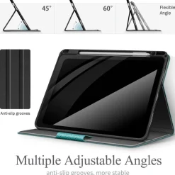 Hülle für iPad Air 11 2024, iPad Air 5./4. Gen. 10.9 mit Stifthalter Grün