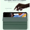 Hülle für iPad Air 11 Zoll 2024/2022/2020, Schlank TPU Schutzhülle Nachtgrün