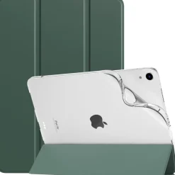 Hülle für iPad Air 11 Zoll 2024/2022/2020, Schlank TPU Schutzhülle Nachtgrün