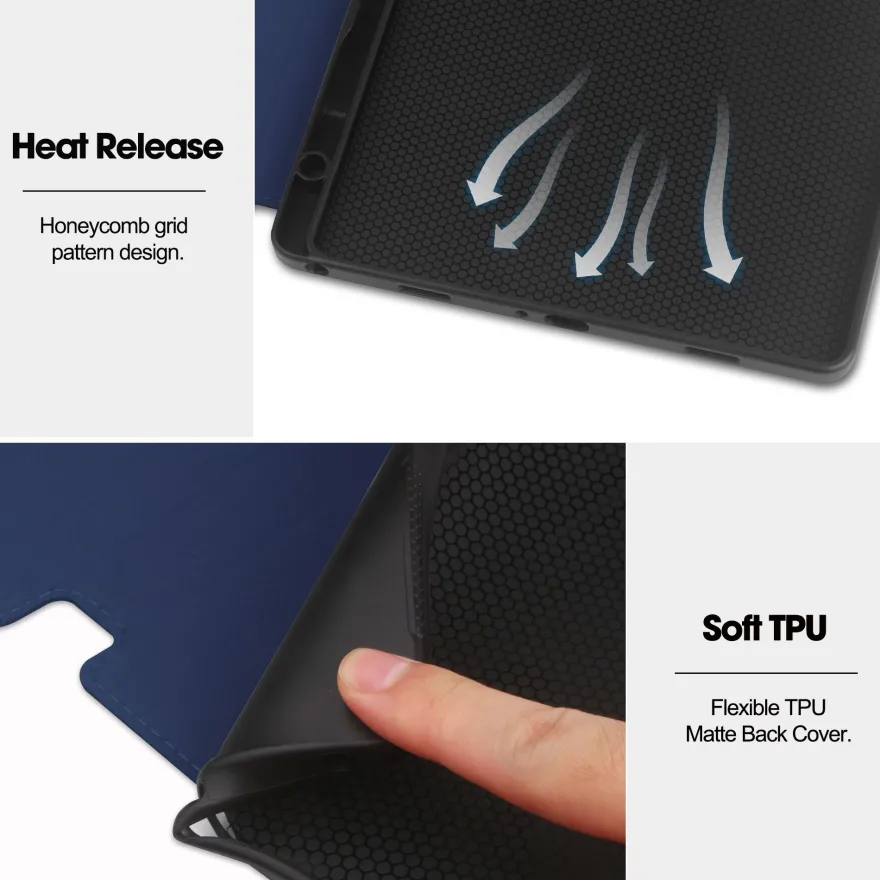 Hülle für Samsung Galaxy Tab A9+ Plus 2023 X210 X215 11 Zoll Smart Cover Etui