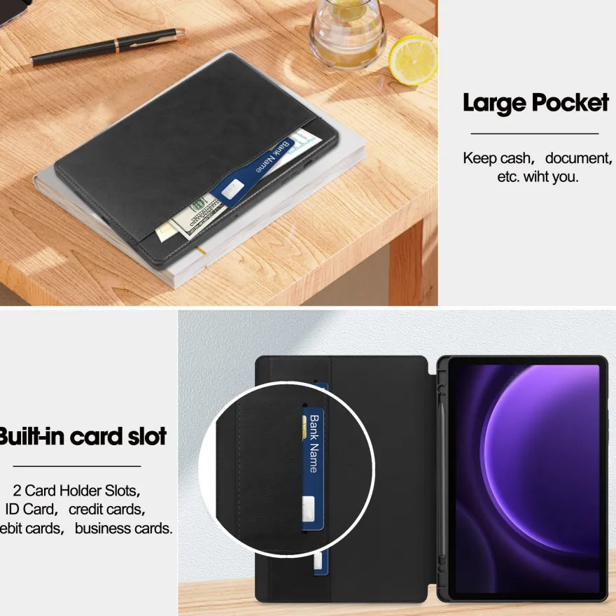 Hülle für Samsung Galaxy Tab S9 X710, SM-X716B, SM-X718U 11 Zoll Smart Cover Et... ->
