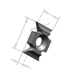10 HM/ HW Kantenmesser/ Kantenrunder 22x16x5 für System Oppold