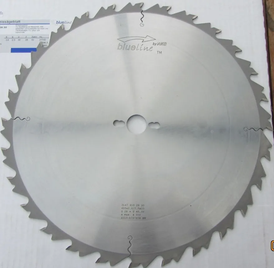 HM/ Widia Kreissägeblatt 410 x 30 Z 28 blueline AKE für Mafell