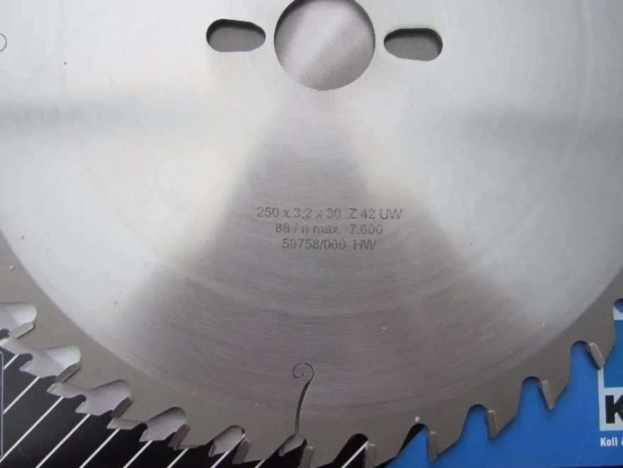 HM/ Widia Kreissägeblatt 250 x 30 Z 42 Koll Königsäge
