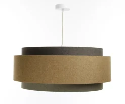 Hängeleuchte Doblo Rattan Elegant Graphitgrau, Beige-Braun, Graphitgrau