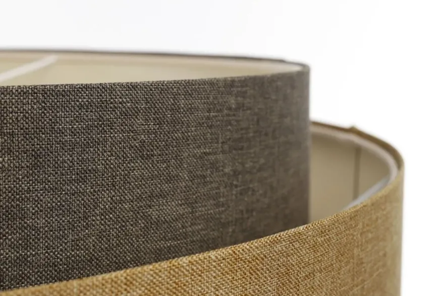 Hängeleuchte Doblo Rattan Elegant Graphitgrau, Beige-Braun, Graphitgrau