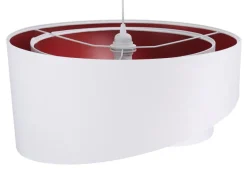 Hängeleuchte Galaxy 102 Lampenschirmhöhe 23 50 Metall Weiß Weiß, Marron