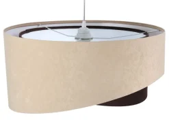Hängeleuchte Galaxy 102 Lampenschirmhöhe 23 50 Metall Weiß Beige, Braun, Weiß