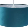 Hängeleuchte Glamour Lampenschirmhöhe 30 60 112 Metall Weiß Türkis, Weiß