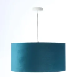 Hängeleuchte Glamour Lampenschirmhöhe 30 60 112 Metall Weiß Türkis, Weiß