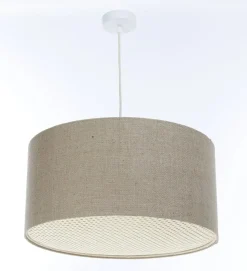 Hängeleuchte Portland Rattan Elegant 40cm Lampenschirmhöhe 15